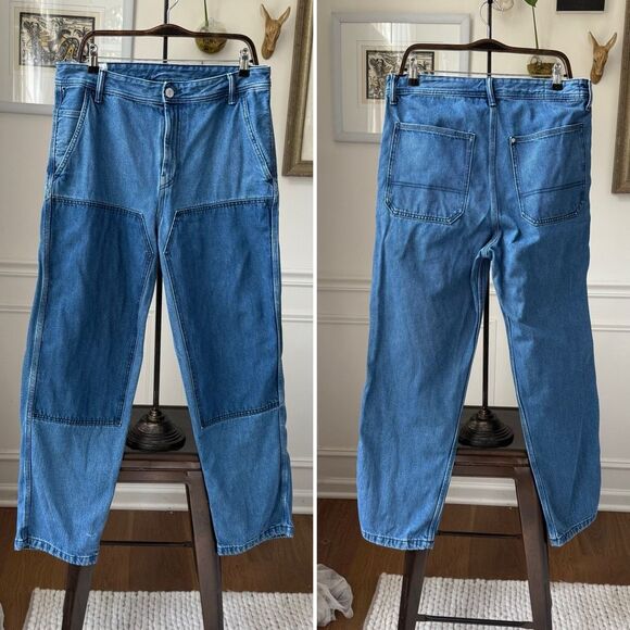 H&M Loose Fit Blue Jeans 32 X 29 - Picture 1 of 6